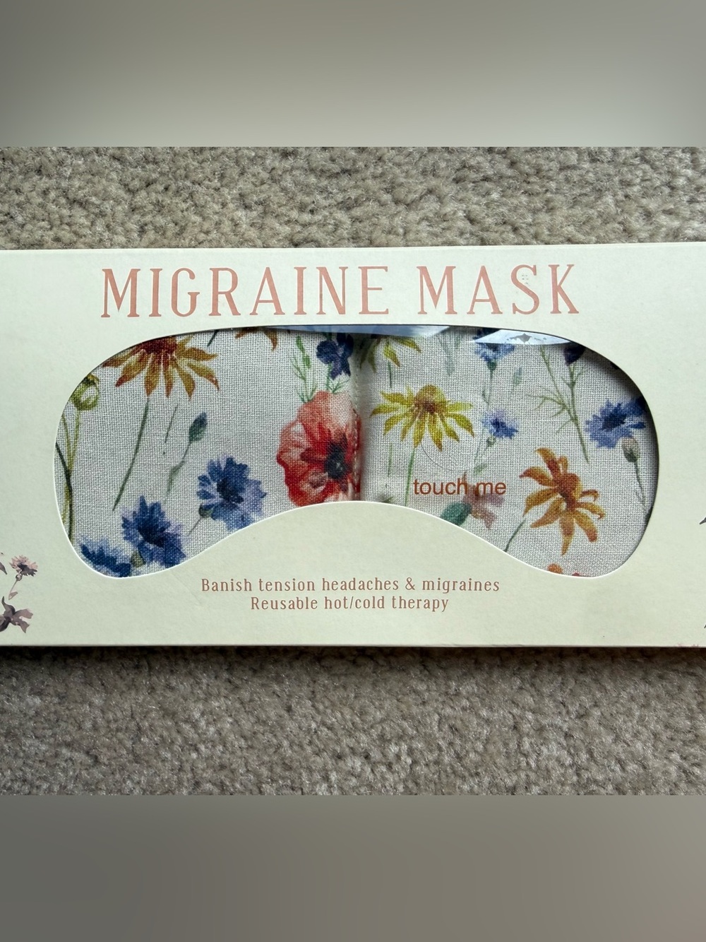 Floral Migraine Mask